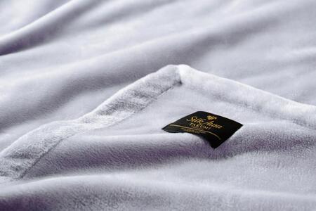 シルクオーラ匠PREMIUM ラベンダー 掛け毛布 ダブル (180×200cm) | 毛布 [3947]