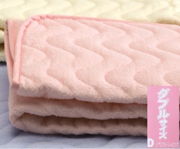 ROMANCE パイル綿100% タオル地 敷きパッド ダブル ピンク 31301534｜ ふんわりやわらか 綿100% タオル地 敷パッド 洗濯可能 [4073] 10,360円