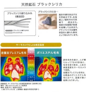 ROMANCE 岩盤浴プレミアム マイヤー毛布 シングル ベージュ 33008700｜寒さ対策 あったか 軽い ニューマイヤー毛布 ブラックシリカ練りこみ 抗菌防臭 毛布 洗える [4278]