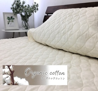 [訳あり] オーガニックコットン 無染色 敷パッド＋枕パッドセット シングル OG-1S＋OG-5LKI [4601]