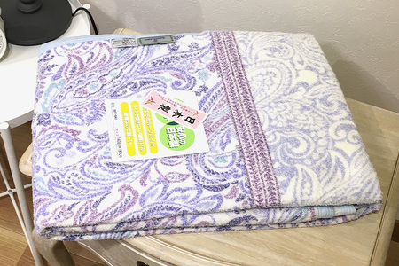 日本製 タオルケット シングル 140×190cm 1枚 N-MT-941 ブルー [4744]