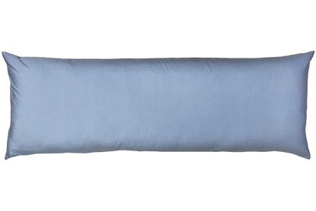 セミダブルサイズ ストレート枕＋枕カバー ブルー2枚付 [2306]