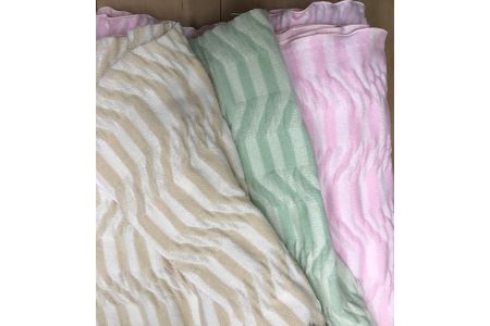 吸湿発熱 くしゅくしゅ綿毛布(シングル：グリーン) [0344]