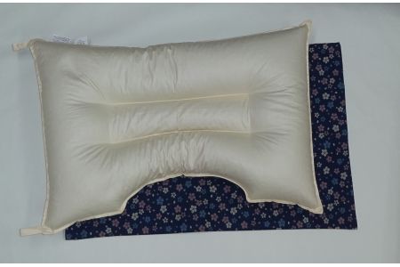 2628 0357 肩口フィット 洗えるそばがら枕 枕カバー ネイビー2枚付き 大阪府泉大津市 ふるさと納税サイト ふるなび