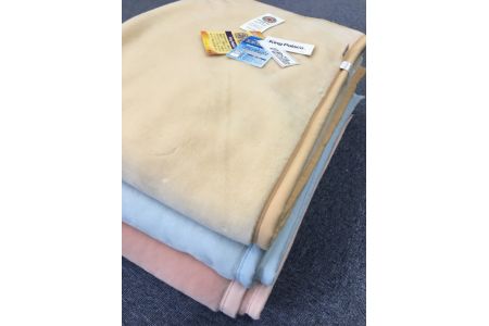 日本製 アクリル マイヤー毛布 SL(シングルロング) ベージュ 1枚 (新合繊ニューマイヤー毛布) 1140 [3603]
