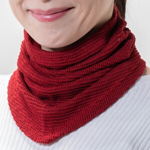 天然の美容繊維 シルク ネックウォーマー 男女兼用