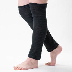 天然の美容繊維 シルク レッグウォーマー 男女兼用