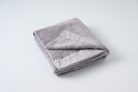 ジャストフィットバスタオル2枚組ブルーグレー ｜ バスタオル