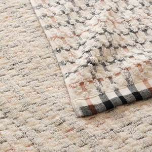 【DAKS】HOUSE CHECK やわらかタオルケット シングル ベージュ ギフト箱入り DK540081H-3