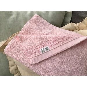 オーガニックコットン フェイスタオル 5枚組 ピンク 約34×80cm通常サイズ | フェイスタオル [0556]