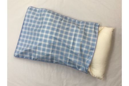 日本製 びっくり快眠サポート ソフト＆ホールド枕 枕カバー ブルー2枚付 [2334]