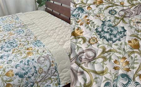 【ブルー】【訳あり・掘出し物】麻(リネン)混 肌ふとん シングル 中わた脱脂綿100％ 1枚 3451