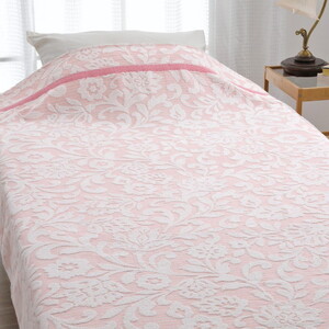 【お肌ここちSTYLE】 ジャガード タオルケット シングル 1枚