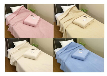 三井毛織 ジュニアー＆ひざ掛け綿毛布日本製