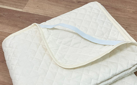 コットン大好き 丸洗いOK 敷きパッド(綿100%)シングル 生成り RP-3S