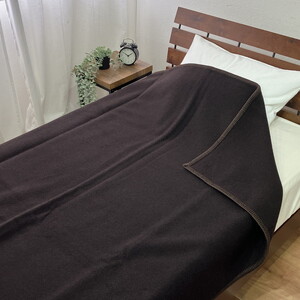 【訳アリ・掘り出し物】カシミヤ混 毛布 シングル 1枚 W-208