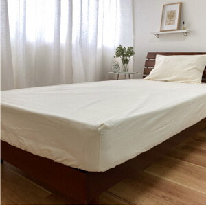 『ダブル』綿100%ブロード BOXシーツ キナリ PUBX-W