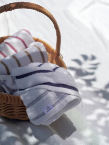 フェイスタオル5枚組 しまふわ