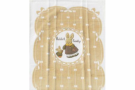 ベビー毛布 うさぎ柄アップリケ付き 85 115cm 毛布の町泉大津産 0711 大阪府泉大津市 ふるさと納税サイト ふるなび