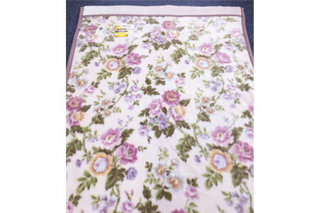 日本製 アクリル マイヤー毛布 シングル ピンク 1枚 (新合繊合わせ毛布