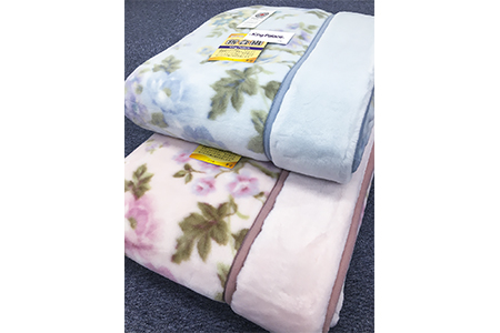 日本製 アクリル マイヤー毛布 シングル ピンク 1枚 (新合繊合わせ毛布) 1632 [2079]