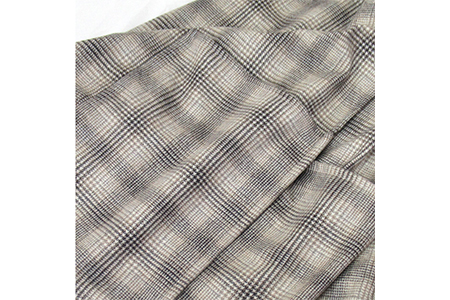 あったかくて洗える毛布羽織るタイプ カシミヤ20% チェック CSS－1(約70×180cm)[1061]