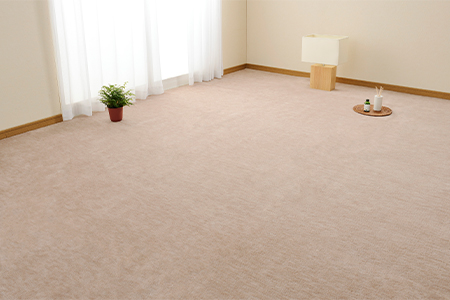 ふるさと納税 泉大津市 日本製　平織　カーペット　アイボリー　1枚　江戸間6帖　約261×352cm　600089160型 ふるさと納税 日本製 平織 カーペット アイボリー 1枚 江戸間10帖 約352×