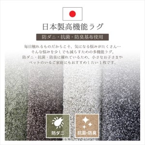 日本製 カーペット グリーン 1枚 約185×240cm 240611936型[1142]