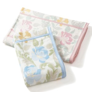 綿毛布 (毛羽部分) シングルサイズ ブルー [1779]