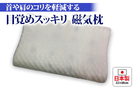 目覚めスッキリ 磁気枕 専用枕カバー付 [1786]