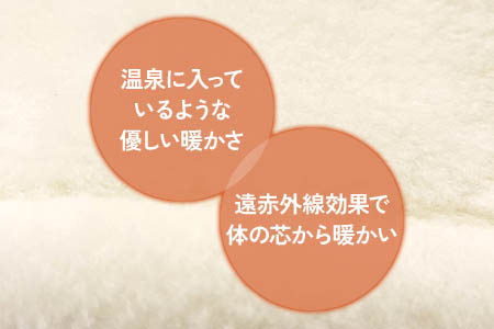 ジロンウールニューマイヤー毛布 シングルサイズアイボリー KW11001 プレミアム温泉毛布 温泉に入っているような優しい暖かさ 遠赤外線効果で体の芯から暖かい [1825]