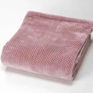 日本製 アクリル毛布 ニューマイヤー シングルサイズ 140×200cm ピンク｜天然 合成 ハイブリッド 静電気防止 暖かい 秋冬向け 丸洗いOK [3124]