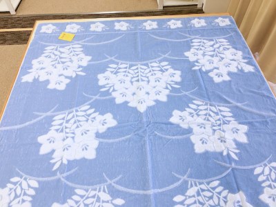 日本製 タオルケット 大判シングル 150×200cm 1枚 N-JK24-9010 BL [3292]