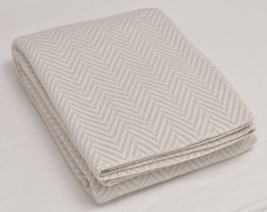 [睡眠環境・寝具指導士 推奨] ウール100% (毛羽部分) 毛布 シングル ベージュ WOOL-1BE [3705]