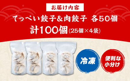 餃子 2種セット 計100個 無人屋[AOCX004] 餃子