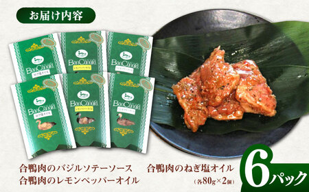 合鴨肉のレトルト3種×2個 詰め合わせ[AODA001] 合鴨