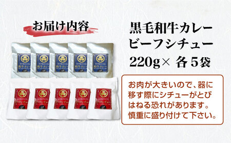 和牛カレー ＆ビーフシチュー セット 各5袋[AOAI042] カレー