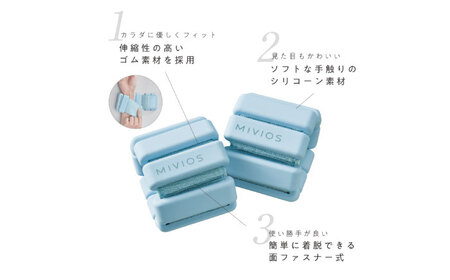 MIVIOS フィットウェイト 0.5kg パウダーピンク/MVS504P[AOAB117] 筋トレ