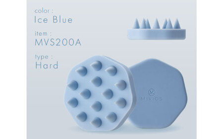 MIVIOS ヘッドスパブラシ ハード アイスブルー/MVS200A[AOAB120] ヘッドスパ