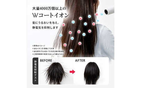 ワンダム プラズマケア ヘアドライヤー BLOW+ ホワイト[AOER004]ヘアドライヤー