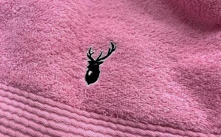 【大阪泉州タオル】黒鹿ブランドSautiller(ソティーエ) バスタオル2枚(ピンク)