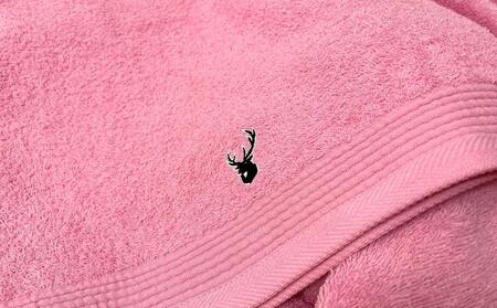 【大阪泉州タオル】黒鹿ブランドSautiller(ソティーエ)バスタオル1枚 &フェイスタオル2枚(ピンク)