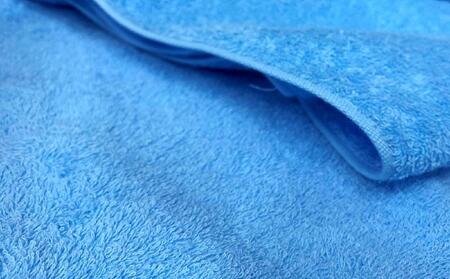 【大阪泉州タオル】黒鹿ブランドSautiller(ソティーエ) バスタオル2枚(ブルー)