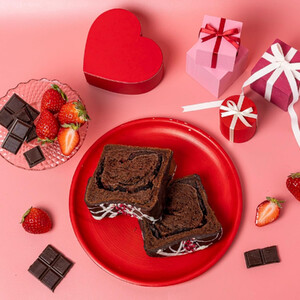 高級食パン プレミアムシリーズ つぶつぶいちご どっぷり贅沢チョコ食パン 2本セット