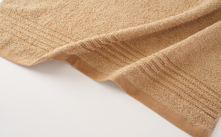 【日本製】ito美人コンパクトバスタオル　ブラウン3枚セット