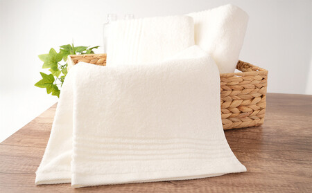 【日本製】ito美人コンパクトバスタオル ホワイト3枚セット