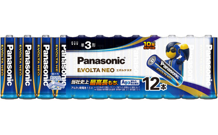 乾電池エボルタNEO 単3形12本&単4形8本セット