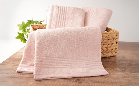 【日本製】ito美人コンパクトバスタオル くすみピンク 3枚セット