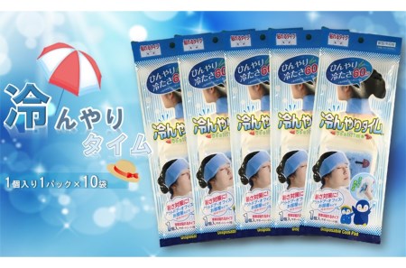 B0084.使い捨て「貼る瞬間冷却パック」1枚入×10パック