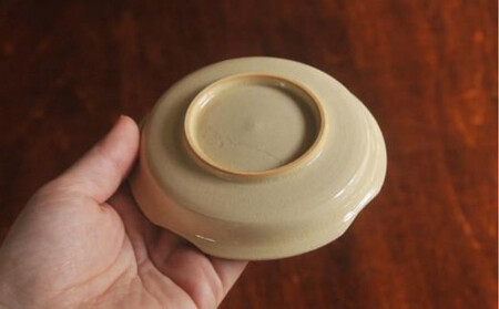 色絵瓢箪紋四方小皿5枚【水間焼伏原窯】